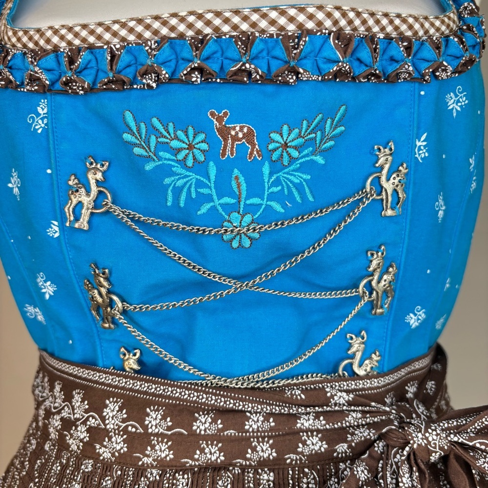 Authentic German Dirndl Dress – Country Line Size ~12 (US) | Oktoberfest - Picture 3 of 9